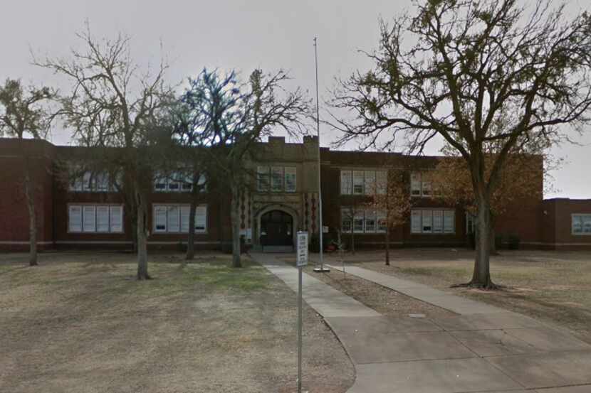 Crockett Elementary School, where the principal is accused of failing to report an incident...