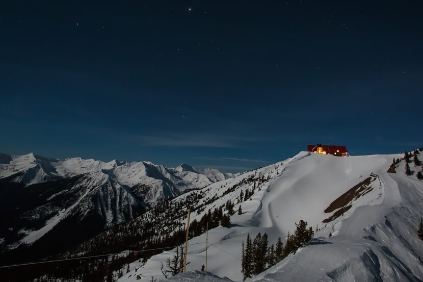 Eagle's Eye Restaurant, built atop Kicking Horse Mountain Resort, showcases phenomenal views...