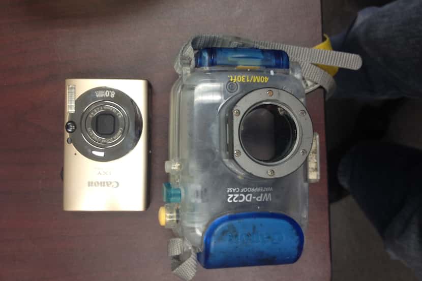 Lost camera found on the beach in Grand Bahama