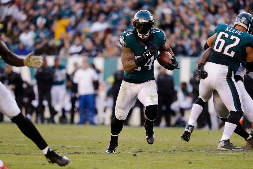 Philadelphia Eagles running back Ryan Mathews (24) in action during an NFL football game...
