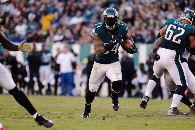 Philadelphia Eagles running back Ryan Mathews (24) in action during an NFL football game...