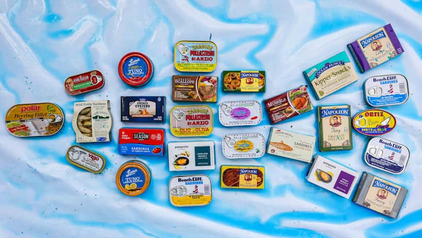 Assorted tinned fish