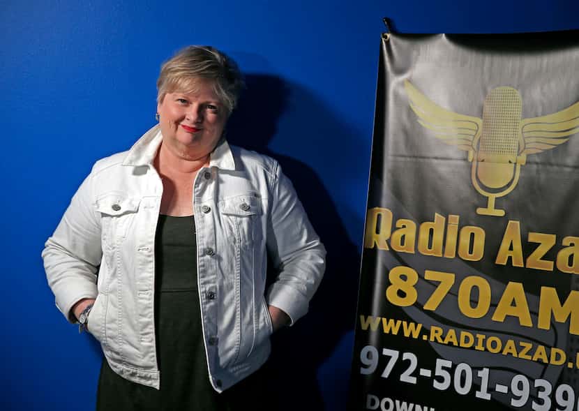 Charlise Hill-Larson puts her listening and communications skills to new uses in her radio...