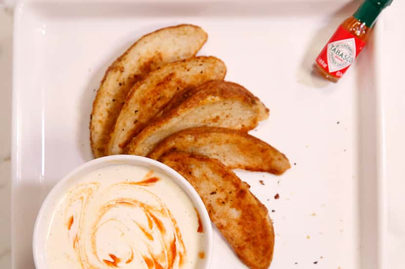 Dip Dip Hooray! For the Super Bowl, serve White Hot Barbecue Dipping Sauce made with apple...