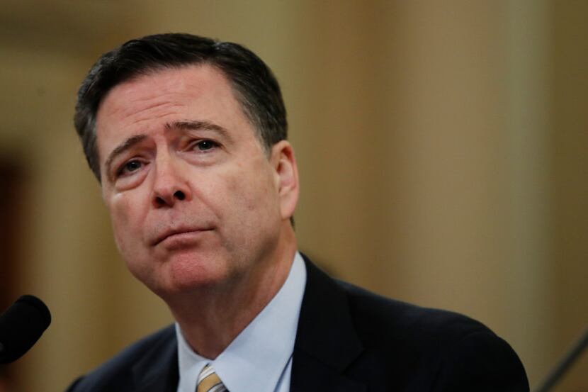 FBI Director James Comey, testifies on Capitol Hill in Washington, Monday, March 20, 2017,...