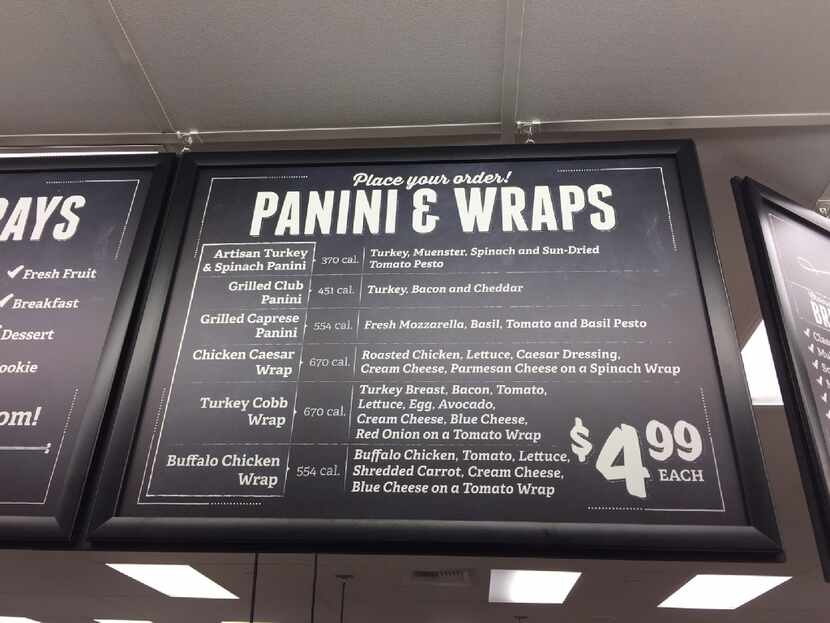 Sprouts Farmers Market has added calorie counts to its deli sandwich menu. Photo taken on...