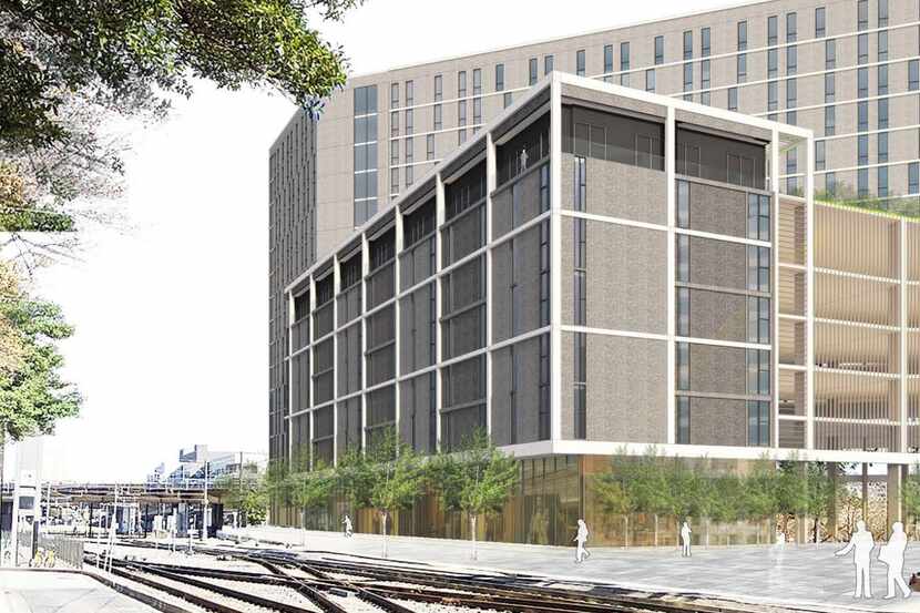 About half of the apartments in the planned 2400 Bryan tower are to be affordable units.
