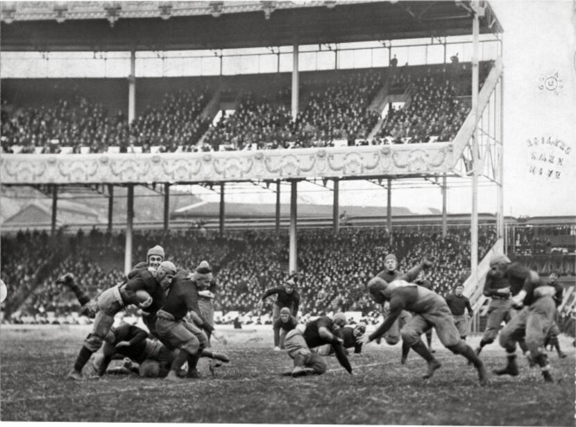 Army-Navy Game at the Polo Grounds, New York, 1916. From "The Big Picture: America in...