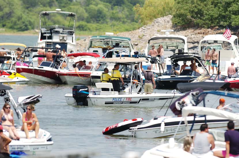 Lewisville Lake boasts some of North Texas' most infamous "party coves," where boaters like...