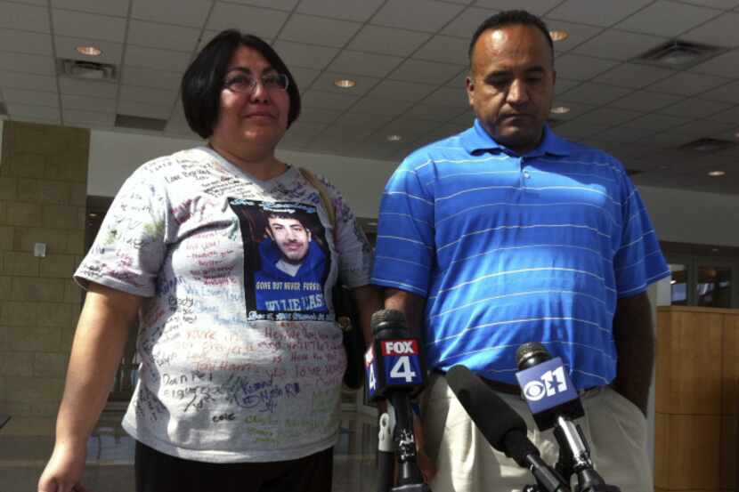 Teresa and Robert Martinez  attended the daylong hearing  Monday in the slaying of their...