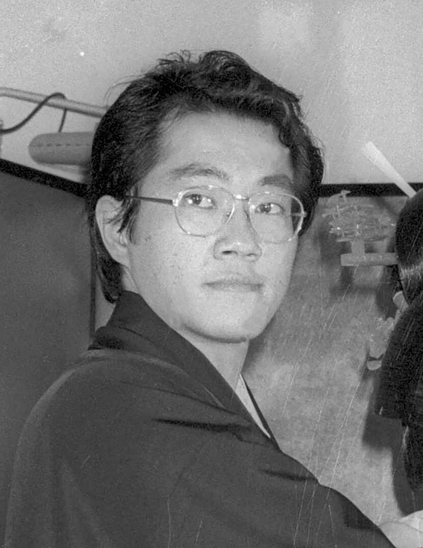 Akira Toriyama en una foto de 1982. 