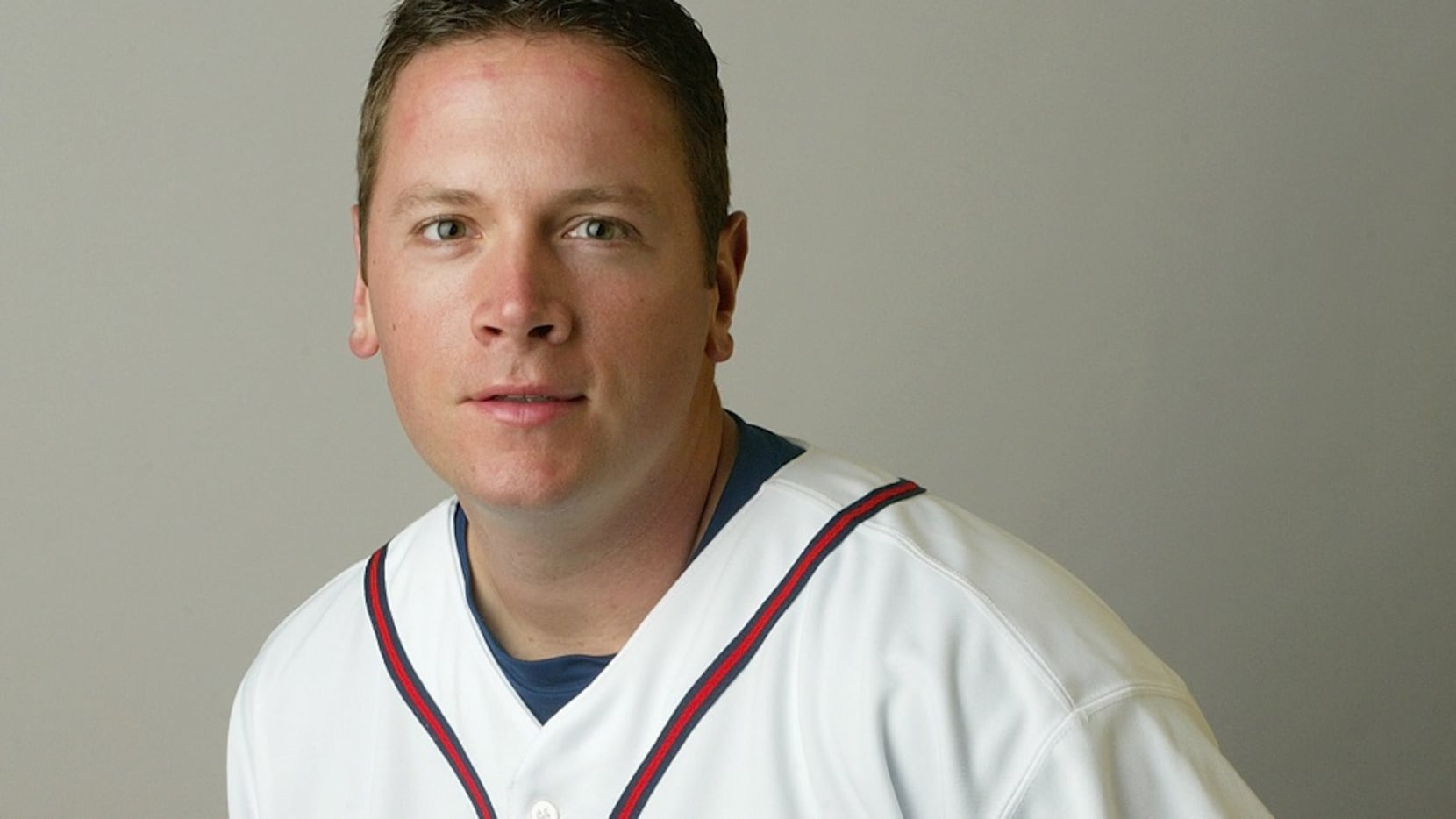 KISSIMMEE, FL - FEB. 27, 2004:  Pichter C.J. Nitkowski (#40) of the Atlanta Braves poses for...