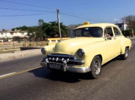  Many american classics continue to be driven in Cuba, a reminder of the Cold War.
