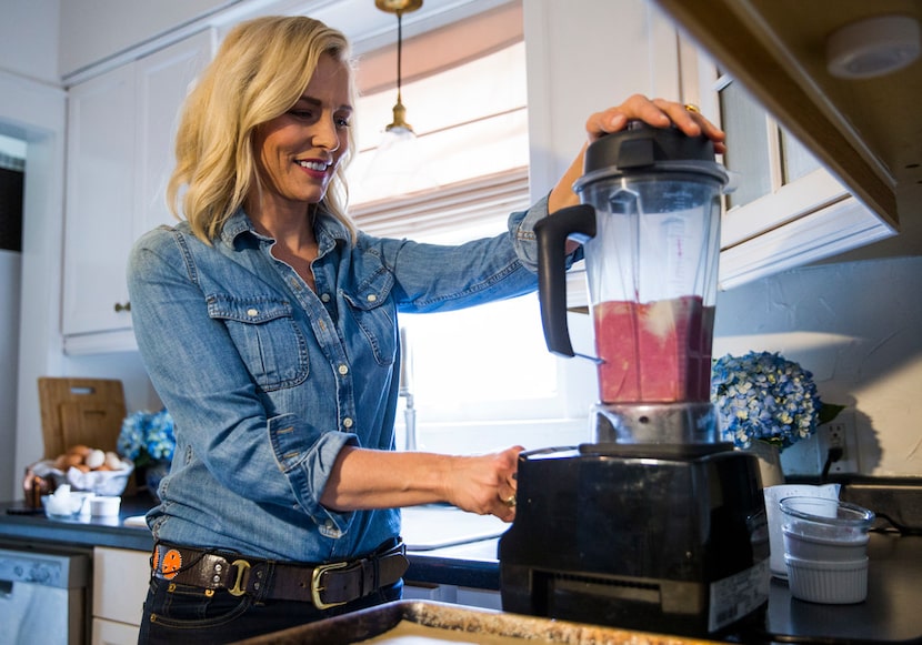 Cat Ruehle makes dragon fruit dessert bars which includes cashews, dates and coconut milk.