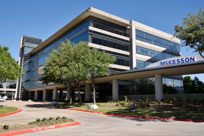 McKesson's corporate headquarters in Irving. The medical and pharmaceutical supplier moved...