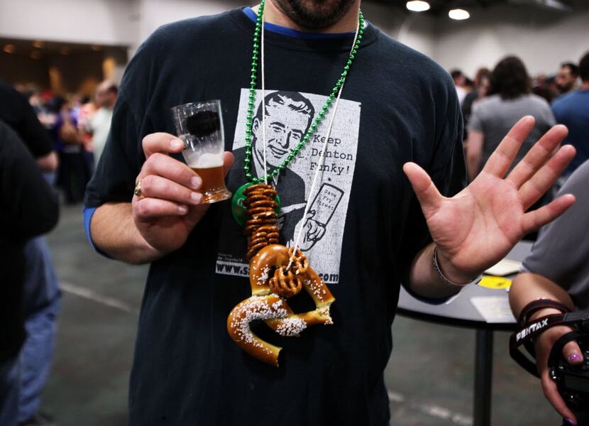 Pretzel necklaces were all the rage at last year's Big Texas Beer Fest.