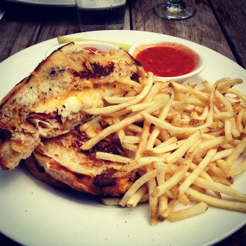 The meaty grilled cheese at the Common Table.