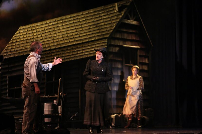 Miss Gulch (Jacquelyn Piro Donovan, center) (CQ) performs in opening night of Dallas Summer...