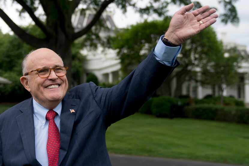 In this May 29, 2018, file photo, Rudy Giuliani, an attorney for President Donald Trump,...