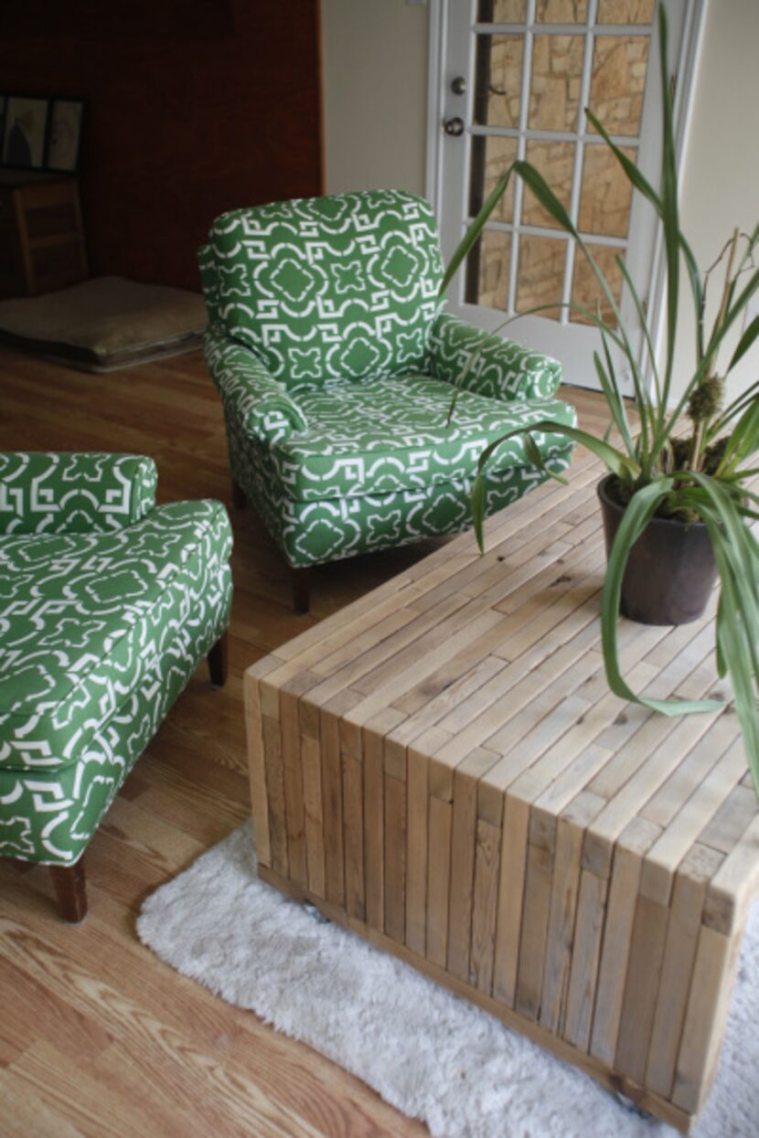 Sarah Reiss'  Betty Doghouse coffee table.