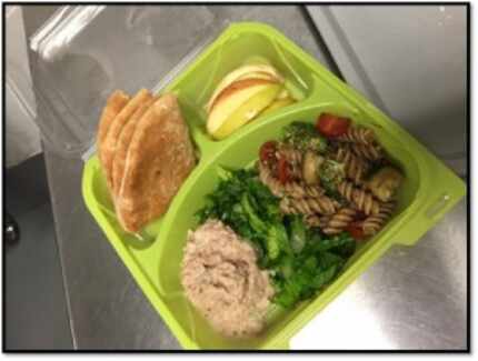  The Bistro Salad Sampler, a grab-and-go option at Dallas ISD this year (DISD)