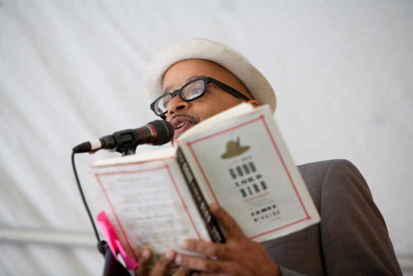 Author and musician James McBride reads from his new book The Good Lord Bird, nominated for...