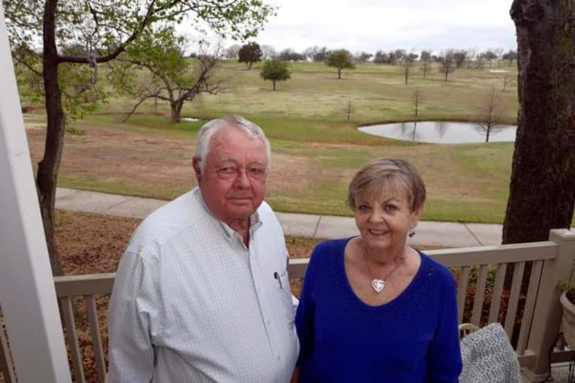
Woody and Linda Brownlee’s home overlooks Eastern Hills Country Club golf course, which...