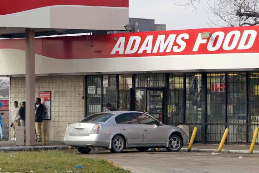 
Gangs loiter at Adams Food Mart at Bruton and St. Augustine, buying something only when...