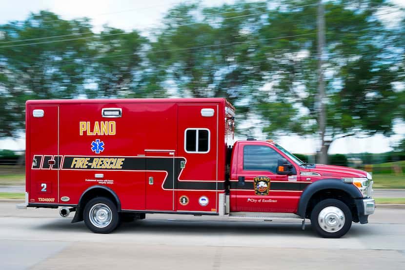 A Plano Fire-Rescue ambulance is pictured in this file photo.