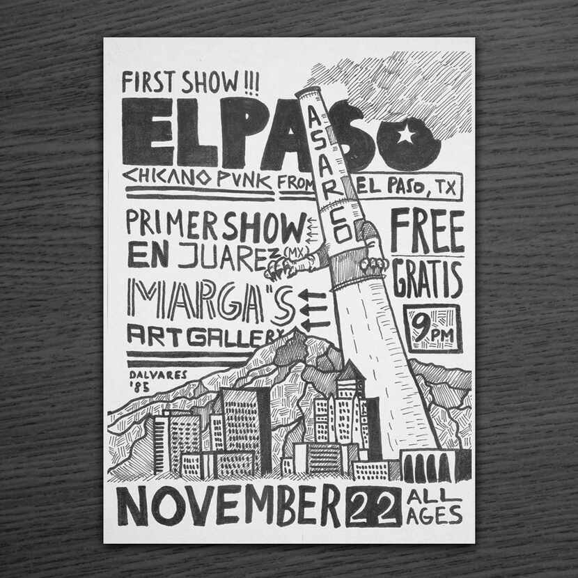 A flyer promotes ELPASO's first show.