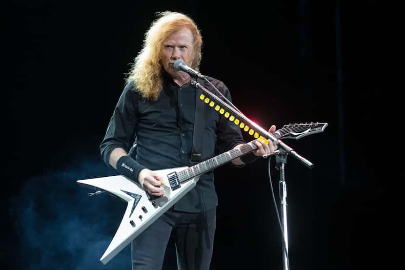Dave Mustaine, de Megadeth, reveló tiene cáncer de garganta. Foto Agencia Reforma
