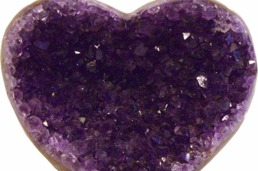 
Amethyst heart-shaped geodes, one of a collection ranging from $350-$800, Forty Five Ten
