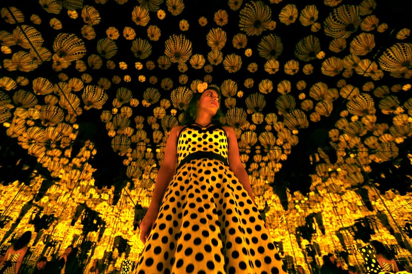 Lyza Hernandez looks at Yayoi Kusama's installation: 'All the Eternal Love I Have for the...