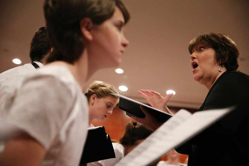 
Highland Park United Methodist Church choir director Terrie Preskitt-Brown has learned to...