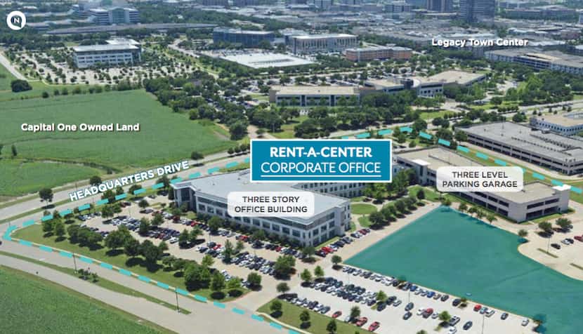 The Rent-A-Center campus is on 17 acres.