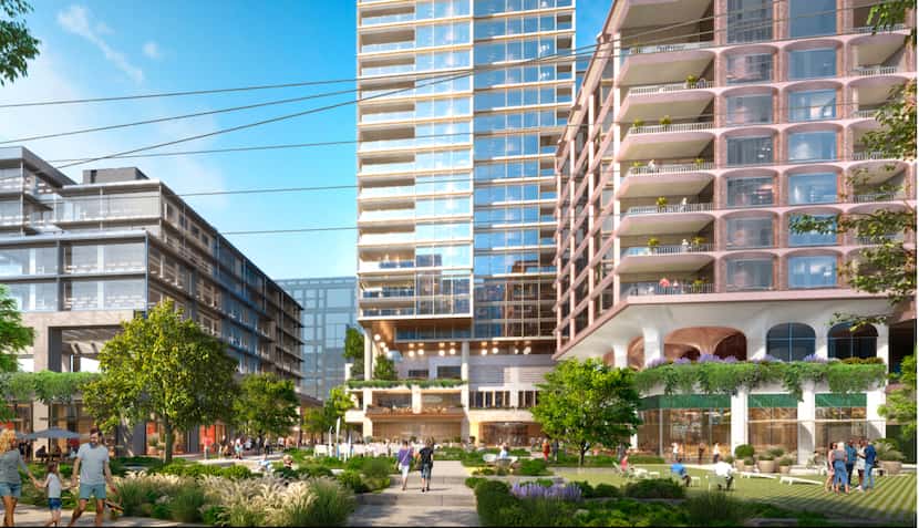 Trammell Crow Co. and MSD Capital are two of the partners building the mixed-use development...