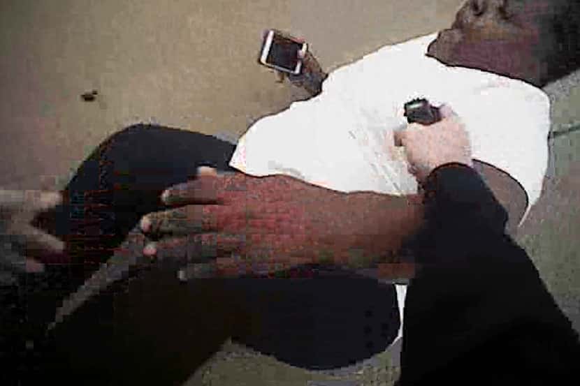 In this Dec. 21, 2016, image from Fort Worth police officer William Martinâs bodycam,...