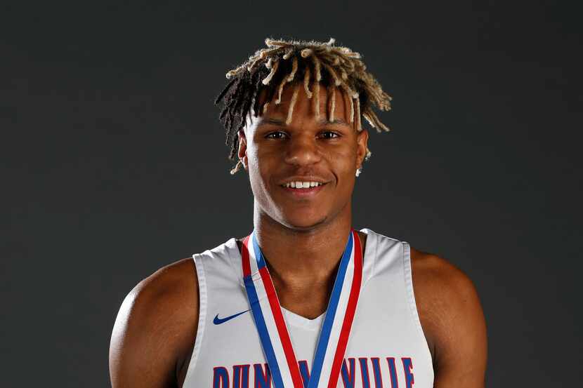 Duncanville senior Jahmius Ramsey poses for a photograph in The Dallas Morning News studio...