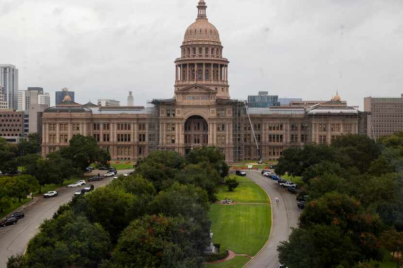 The exterior of the Texas State Capitol on Sept. 15, 2023.