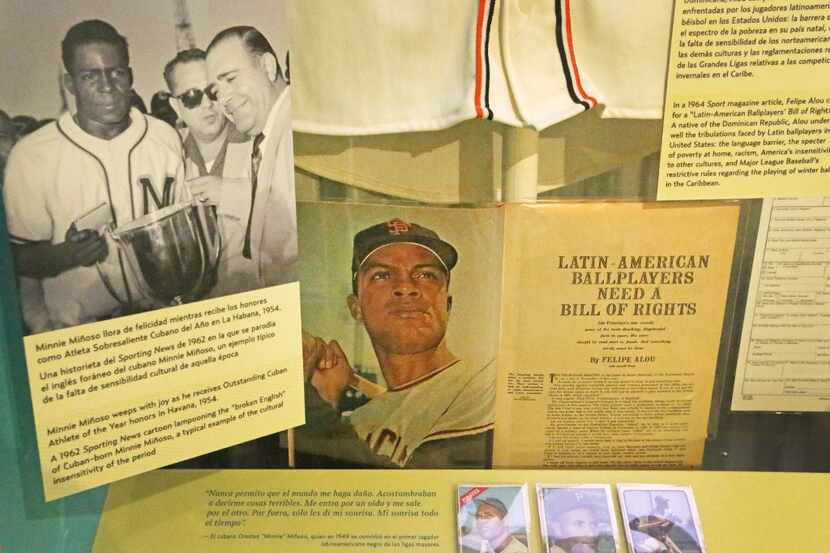 The Viva Baseball exhibit is pictured at the Baseball Hall of Fame in Cooperstown, NY,...