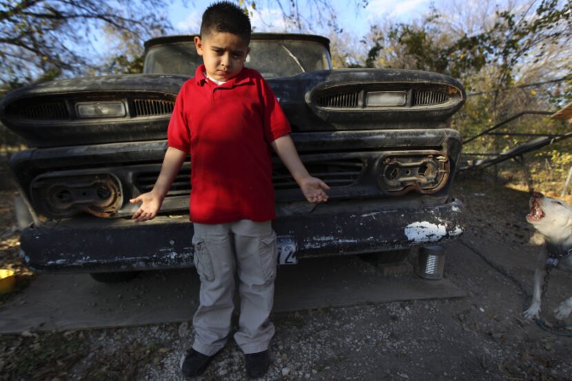 Davidlee Ramos, 9, was recently tested for lead exposure and his results came back as 5 - a...