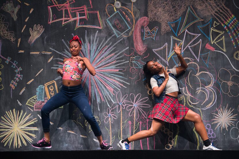 Fana Fraser and Beatrice Capote of Camille A. Brown & Dancers in the choreographer's BLACK...