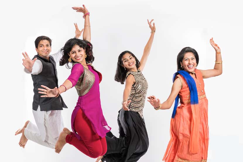 From left: Vrashank Shukla, Anusha Sanjay, Aarthi Ramesh and Yasmin Misra perform in Rang...