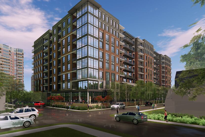 Toll Brothers is studying plans for a 9-story apartment building near Turtle Creek.