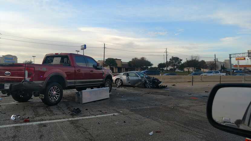 The crash occurred just before 2 p.m. in the 3900 block of northbound Central Expressway,...
