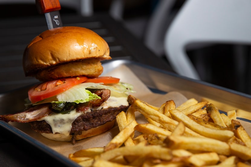 The Lonestar burger from Mudhook comes with the spicy addition of jalapenos. Mudhook's...