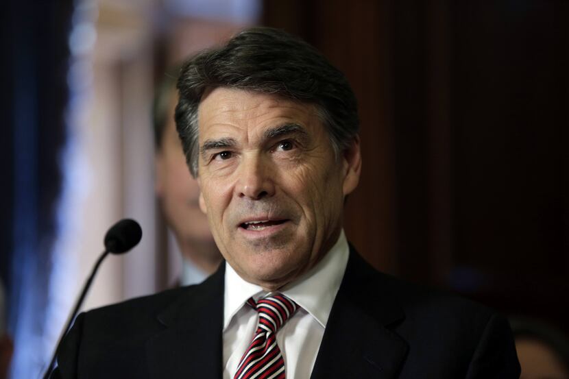 Gov. Rick Perry is to announce "exciting future plans" Monday in San Antonio.
