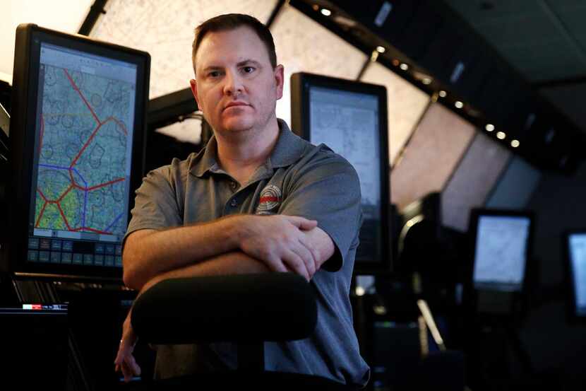 Nick Daniels, a local leader for the National Air Traffic Controllers Association, has no...