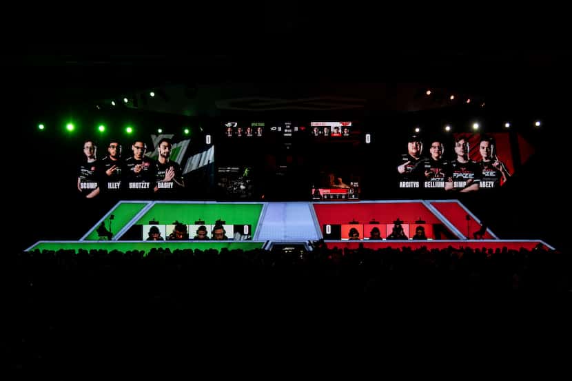 OpTic Texas battled the Atlanta FaZe during a Call of Duty League Tournament at Esports...