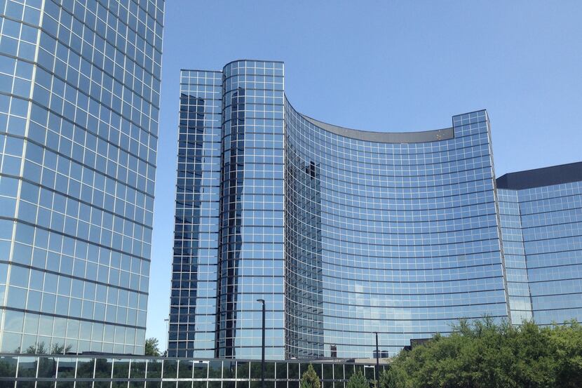 The 500-room Hilton hotel is one of North Dallas' largest.